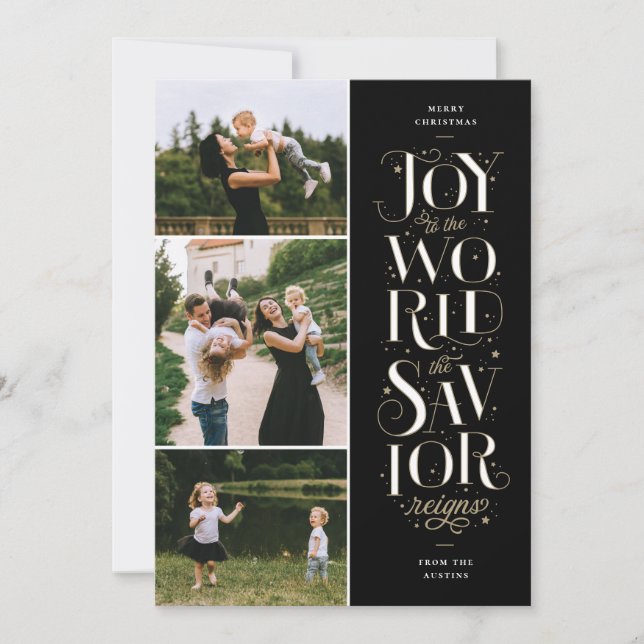 Joy till World Religiösa-julkortet Julkort (Framsida)