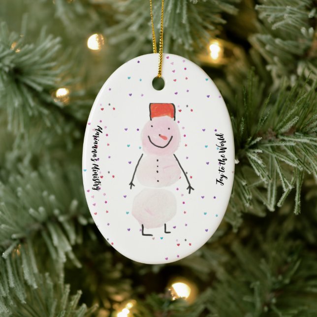 Joy till World Snögubbe Ornament (Träd)