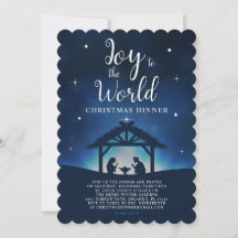 Joy till World Starry Ntivity-julmiddag