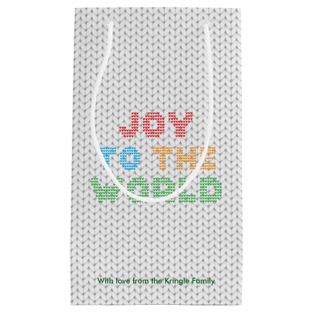 Joy till World Typography-julsötaren (Framsidan)