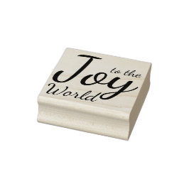 Joy till World Wood Frimärke Stämpel