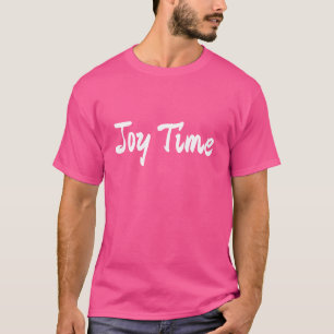 Joy Time™ Bold Rosa Unisex T-Shirt – Upplyftande G