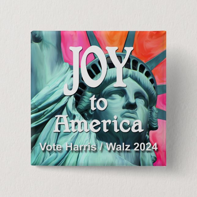 Joy to America Harris Walz Knapp (Framsida)