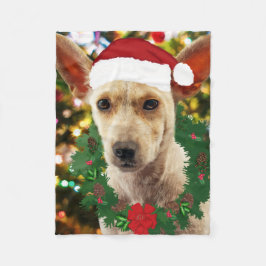 Joy to the Puppy Fleecefilt