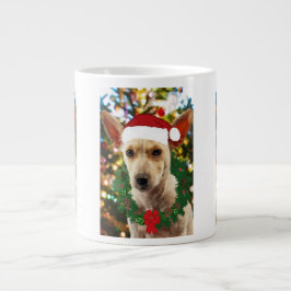 Joy to the Puppy Jumbo Mugg