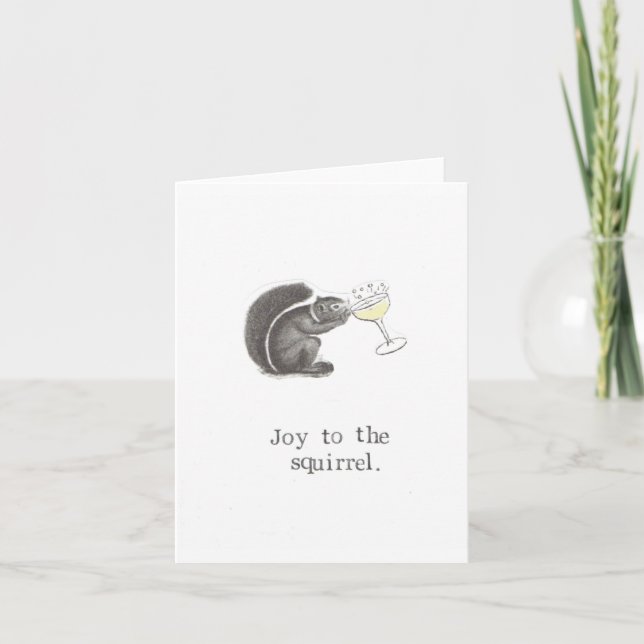 Joy To The Squirrel Kort (Framsida)