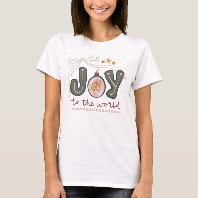 Joy to the World Christmas shirt T (Framsida)