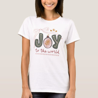 Joy to the World Christmas shirt T Shirt