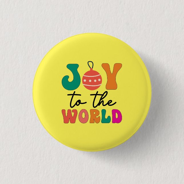 Joy to the World - juldesign-50835 Knapp (Framsida)