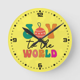 Joy to the World - juldesign-50835 Rund Klocka