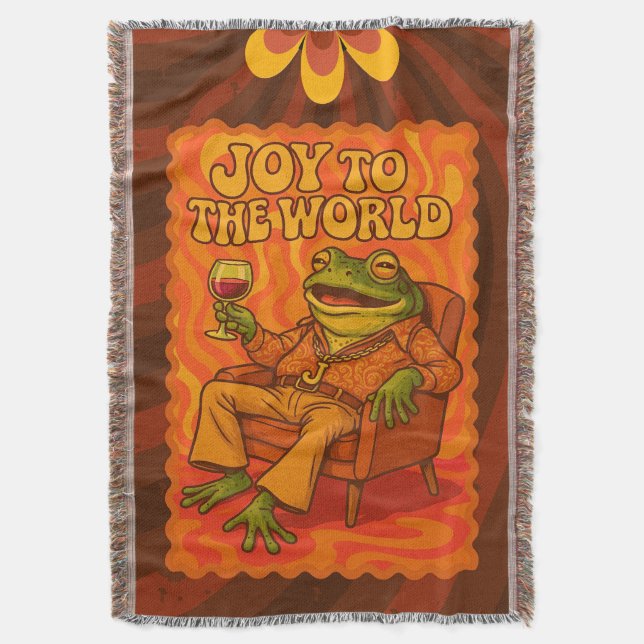 Joy to the World Psychedelic Frog with Wine Filt (Framsidan Vertikal)