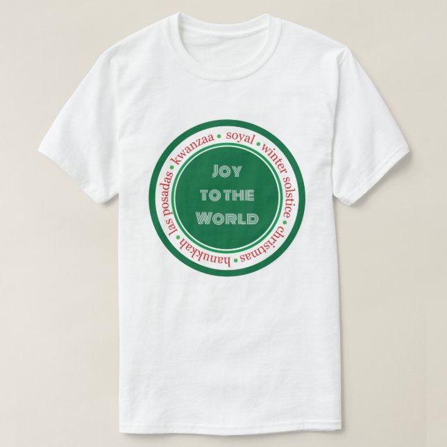 Joy to the World T Shirt (Design framsida)