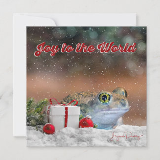 Joy to the World with Jeremiah - 5,25 tum SQ. FLAT Julkort