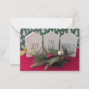 Joy to World Anteckningskort