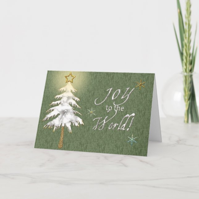 JOY to World Card Helgkort (Framsida)