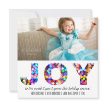 Joy to World Colorful Sparkly Helgdag Photo