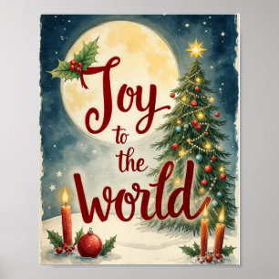 Joy to World Digital Poster