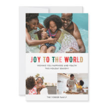Joy to World Family Three Photo jul