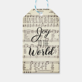 Joy to World Gift Märkres Presentetikett