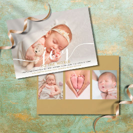 Joy to World Helgdag 4 Photo Card Julkort