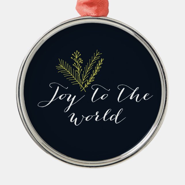Joy to World Helgdag Ornament (Framsidan)