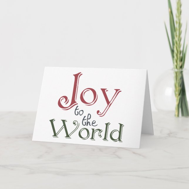Joy to World Helgkort (Framsida)