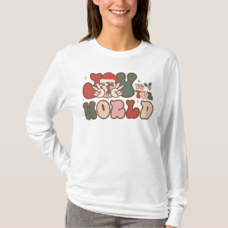Joy to World jul Disco T Shirt