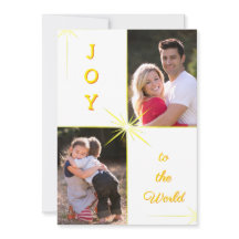 Joy to World Jul Photo Hälsning