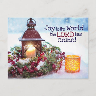 Joy to World, jul Sång Helg Vykort
