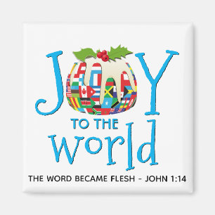JOY TO WORLD-Julen Magnet