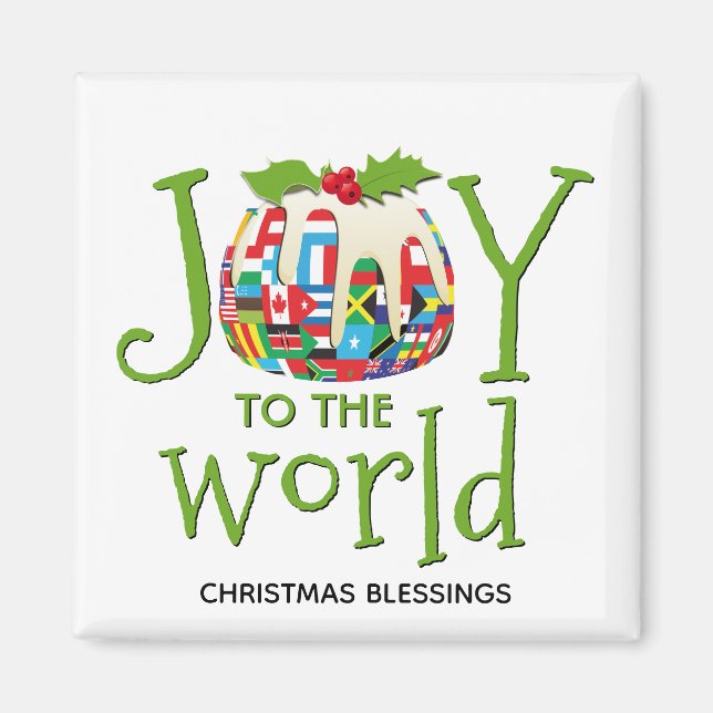 JOY TO WORLD-Julen Magnet (Framsidan)