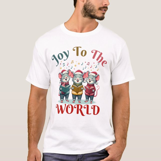 Joy to World - Julmöss Trio T Shirt (Framsida)