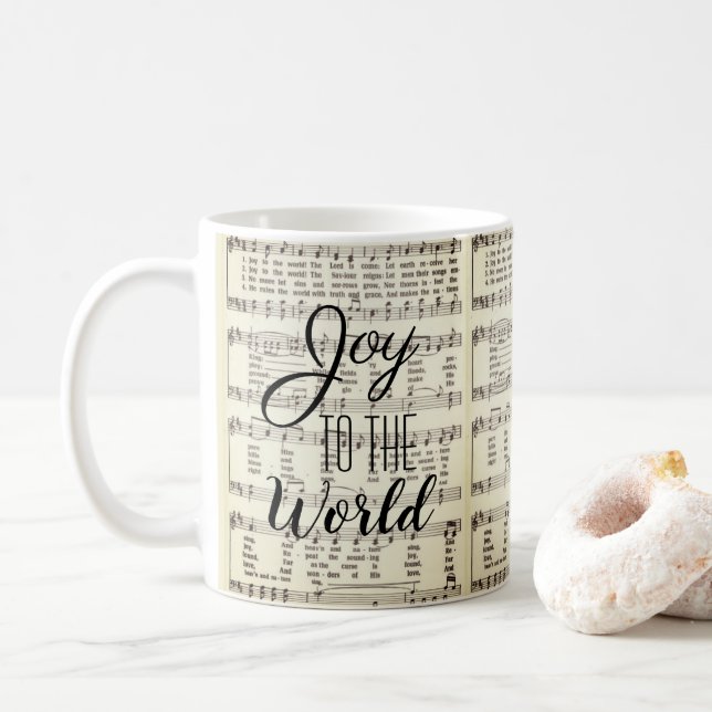 Joy to World Kaffemugg (Med munk)