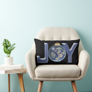 Joy to World Ornament Lumbarkudde