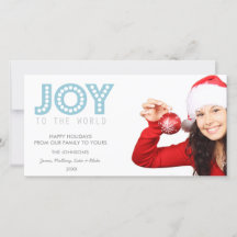 JOY to World Photo Card | HELGDAGAR