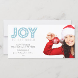 JOY to World Photo Card | HELGDAGAR Julkort