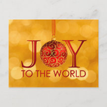 Joy to World Postcard
