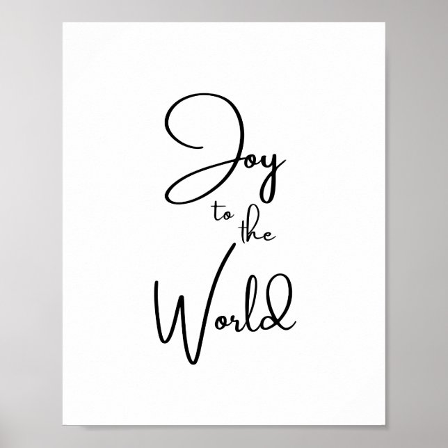 Joy to World Poster (Framsidan)