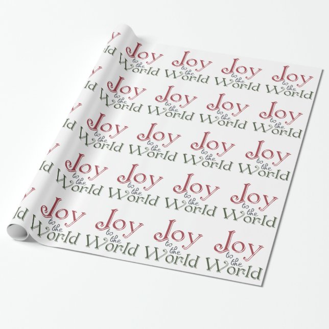 Joy to World Presentpapper (Utrullad)