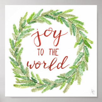 Joy to World Print Poster