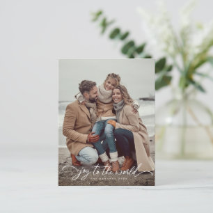 Joy to World-skript, jul/Helgdag-foto Vykort