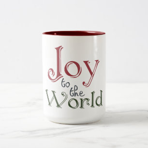 Joy to World Två-Tonad Mugg