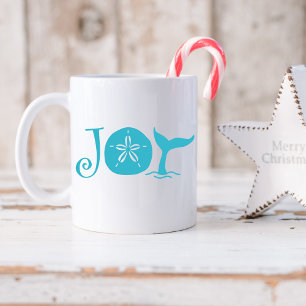 Joy Typography Coastal jul Kaffemugg