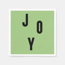 Joy typography pappersservett