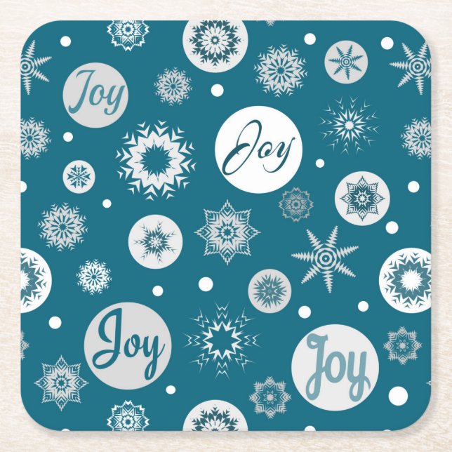 Joy Underlägg Papper Kvadrat (Framsidan)