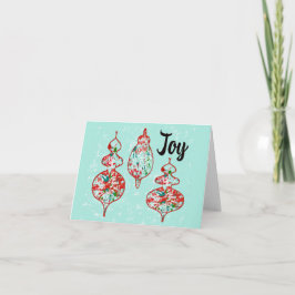 Joy Vintage-Stil Helgdag Card Kort