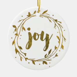 Joy Wandeans Guld julfamilj Ornament