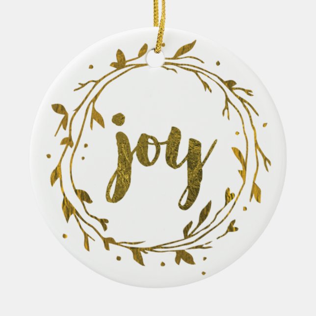 Joy Wandeans Guld julfamilj Ornament (Framsidan)
