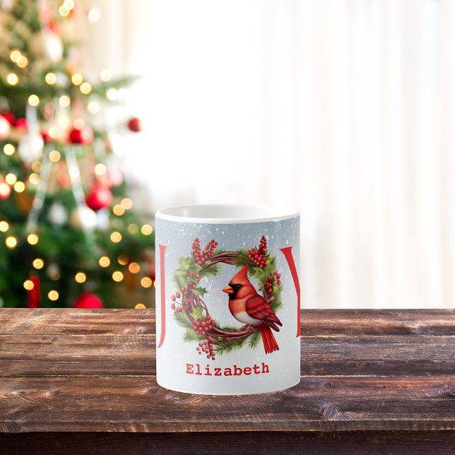 Joy Watercolor Wandeand + Red Kardinal | NAMN Kaffemugg (Simple yet beautiful, it's the perfect addition to any gift list. Get yours today!
)