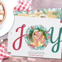 JOY Winter Foliage 2 Photo Watercolor